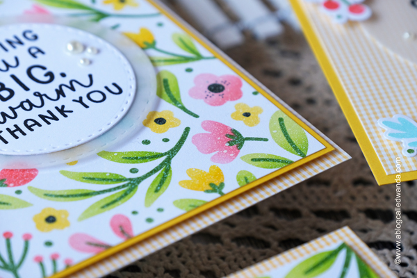 taylored expressions, taylored expressions quad stencils, taylored expressions stamps and dies, card ideas, stencil ideas, create in quad, ever in bloom, ink blending, notecard set, stamping, card layouts, card sketch, floral cards, handmade, diy, wanda guess, a blog called wanda