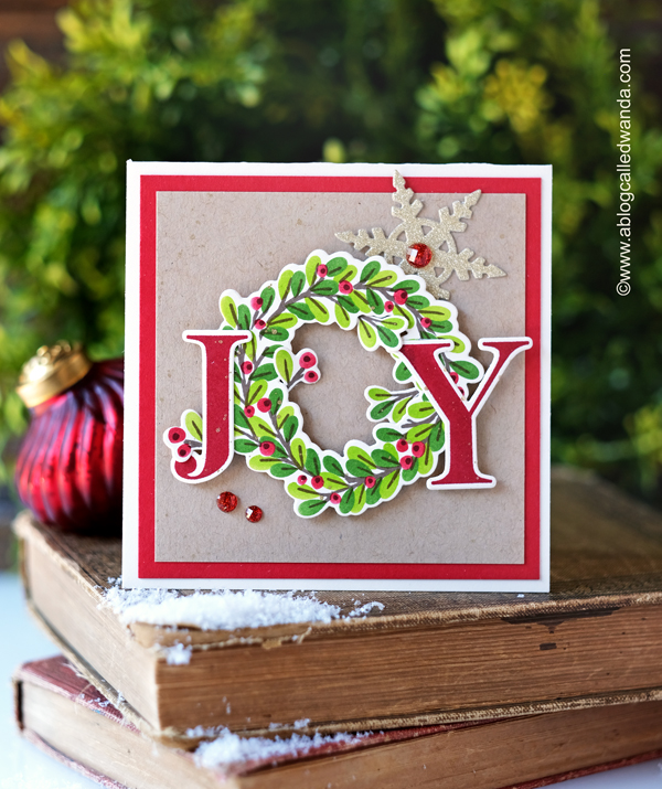 taylored expressions card kit, taylored expressions wreathed in joy, taylored expressions stamps and dies, christmas cards, stencils, blender brushes, handmade cards, handmade christmas, taylored expressions swirls, snowflakes, card ideas, wanda guess, a blog called wanda