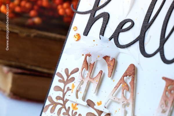 pinkfresh studio, pinkfresh studio stamps and dies, pinkfresh studio blog hop, pinkfresh studio kelly alpha, fall leaf, foliage shaker, sweet leaves, fall card, ink blending, autumn, handmade card, card ideas, wanda guess, a blog called wanda