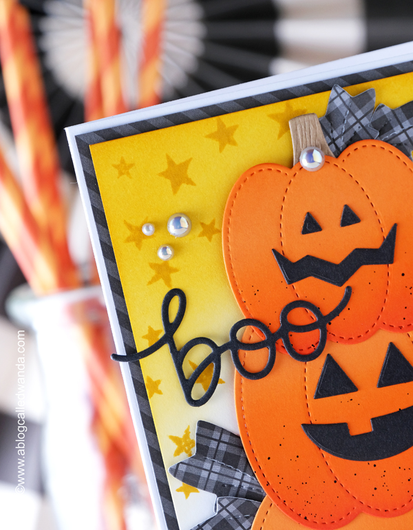 pretty pink posh, pretty pink posh stamps and dies, pretty pink posh halloween, halloween cards, card ideas, pumpkin dies, jack o lantern dies, pretty pink posh pumpkin shaker, pretty pink posh stitched pumpkins, ink blending, halloween party ideas, wanda guess, a blog called wanda