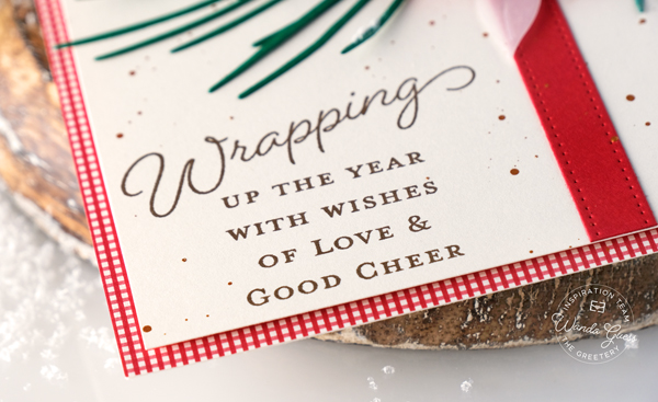 the greetery, the greetery new release, the greetery recollective holiday collection, the greetery stamps and dies, the greetery christmas, holiday, winter, the greetery wrapped in love, the greetery big beautiful bow, the greetery winterland layers, christmas cards, handmade christmas, wanda guess, a blog called wanda