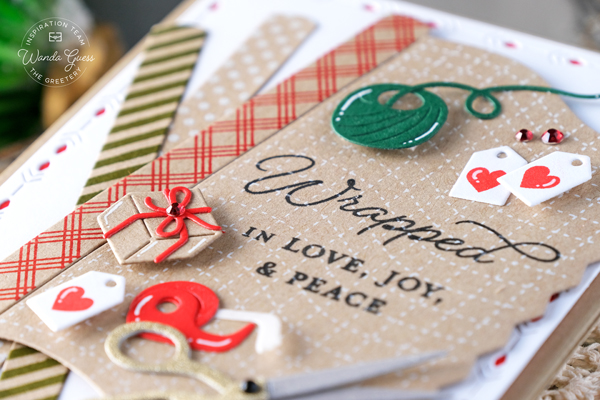 the greetery, the greetery new release, the greetery recollective holiday collection, the greetery stamps and dies, the greetery christmas, holiday, winter, the greetery wrapped in love, the greetery big beautiful bow, the greetery winterland layers, christmas cards, handmade christmas, wanda guess, a blog called wanda