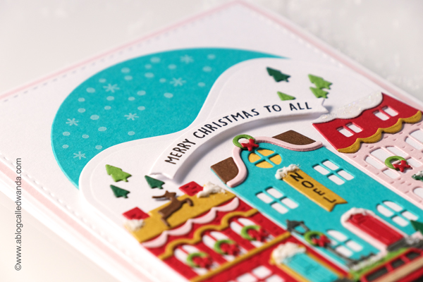 concord & 9th, concord and 9th, concord and 9th holiday collection, christmas, winter, stamps and dies, handmade christmas cards, diy, concord and 9th cloche, concord and 9th ornament stamp and stitch, concord and 9th over the rooftops, christmas card ideas, winter, stencils, stamps, wanda guess, a blog called wanda