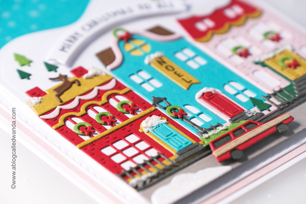 concord & 9th, concord and 9th, concord and 9th holiday collection, christmas, winter, stamps and dies, handmade christmas cards, diy, concord and 9th cloche, concord and 9th ornament stamp and stitch, concord and 9th over the rooftops, christmas card ideas, winter, stencils, stamps, wanda guess, a blog called wanda