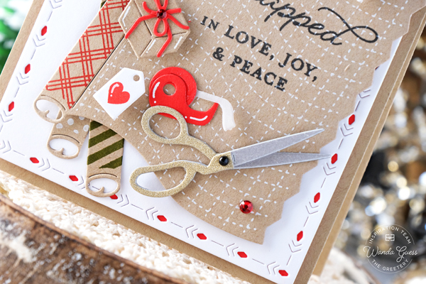the greetery, the greetery new release, the greetery recollective holiday collection, the greetery stamps and dies, the greetery christmas, holiday, winter, the greetery wrapped in love, the greetery big beautiful bow, the greetery winterland layers, christmas cards, handmade christmas, wanda guess, a blog called wanda