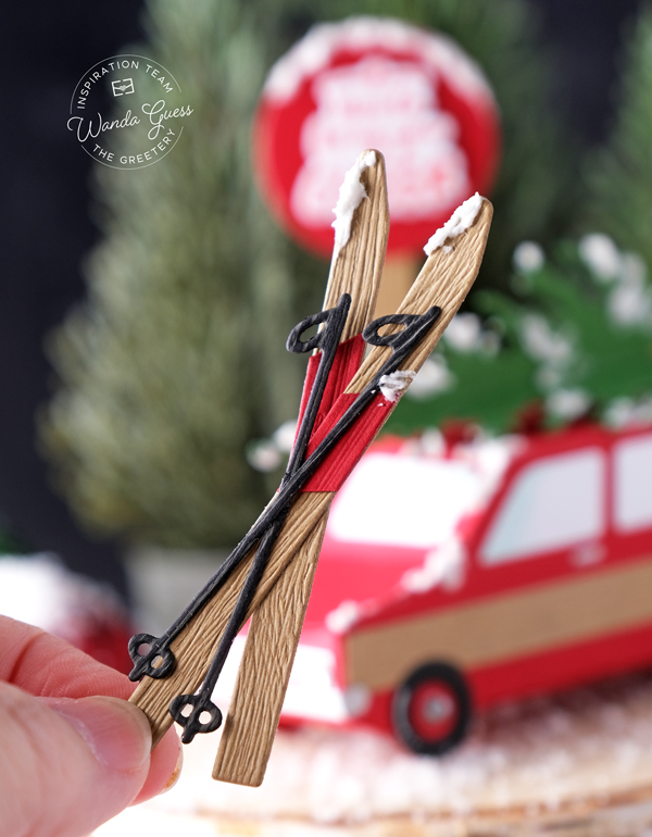 the greetery, the greetery stamps and dies, the greetery recollective holiday collection, the greetery christmas, stencils, the greetery holiday, the greetery cheer mobile, the greetery holiday hatchback, handmade christmas, christmas cards, crafts, wanda guess, a blog called wanda