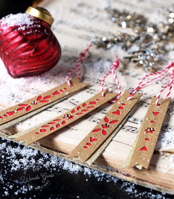 the greetery, the greetery stamps and dies, the greetery new release, christmas, winter, stencils, tags, cards, diy, make your own christmas cards and tags, the greetery tags, the greetery four square, the greetery tear strips, the greetery snowflakes, the greetery magnolia wreath, the greetery bow, the greetery stars, bold numbers, wanda guess, a blog called wanda