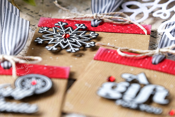 the greetery, the greetery stamps and dies, the greetery new release, christmas, winter, stencils, tags, cards, diy, make your own christmas cards and tags, the greetery tags, the greetery four square, the greetery tear strips, the greetery snowflakes, the greetery magnolia wreath, the greetery bow, the greetery stars, bold numbers, wanda guess, a blog called wanda