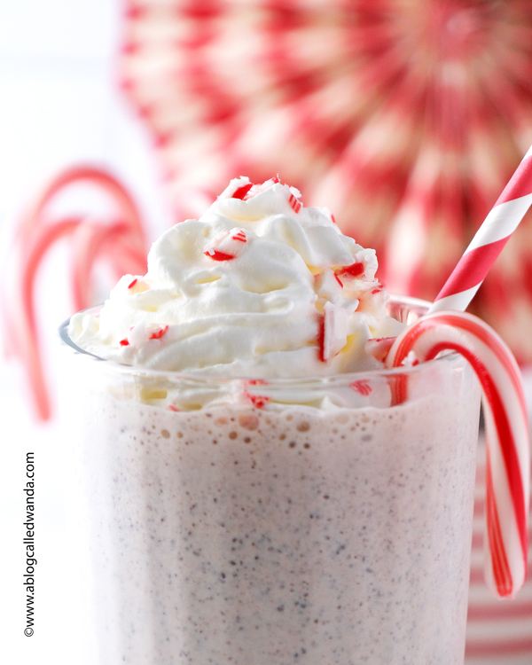 pepperming, peppermint milkshake, acme ice cream, chocolate peppermint, homemade shake, treats, christmas ideas, drink ideas, wanda guess, a blog called wanda