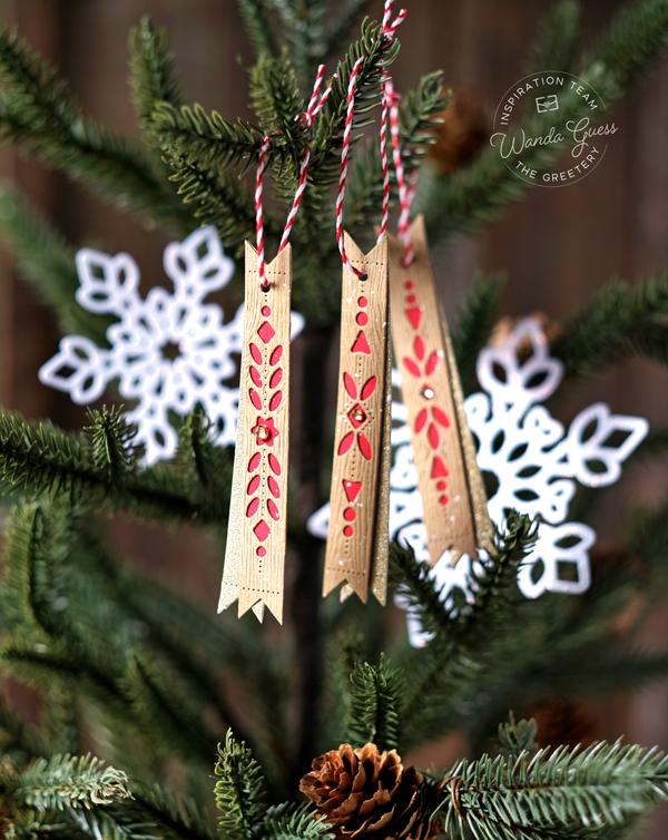 the greetery, the greetery stamps and dies, the greetery new release, christmas, winter, stencils, tags, cards, diy, make your own christmas cards and tags, the greetery tags, the greetery four square, the greetery tear strips, the greetery snowflakes, the greetery magnolia wreath, the greetery bow, the greetery stars, bold numbers, wanda guess, a blog called wanda