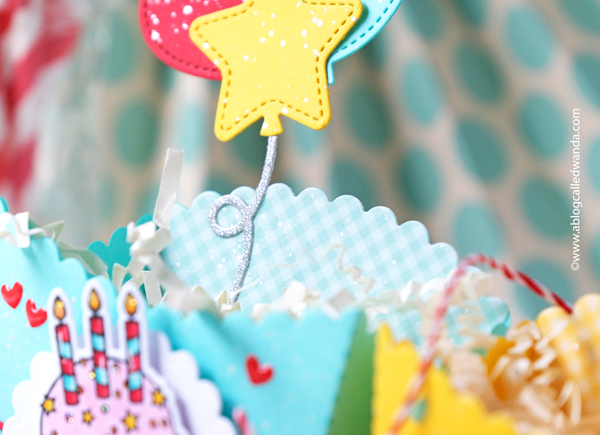 pretty pink posh, pretty pink posh stamps and dies, blog hop, birthday cards, birthday card ideas, copic markers, treat boxes, party ideas, favors, handmade, scrapbooking, birthday party, pretty pink posh party balloons dies, pretty pink posh big birthday cupcake, pretty pink posh pierced stars, pretty pink posh birthday ideas, stamping, wanda guess, a blog called wanda