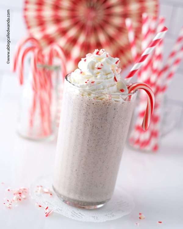 pepperming, peppermint milkshake, acme ice cream, chocolate peppermint, homemade shake, treats, christmas ideas, drink ideas, wanda guess, a blog called wanda