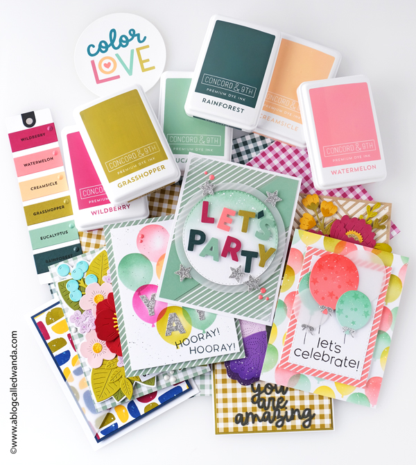 concord and 9th, concord & 9th, new colors, 2024 colors, concord and 9th primrose garden, gingham, concord and 9th everyday expressions, concord and 9th contempo turnabout, turnabout stamps, flowers, handmade card ideas, butterfly dies, whimsical wings concord and 9th, stencils, birthday cards, diy, crafts, wanda guess, a blog called wanda