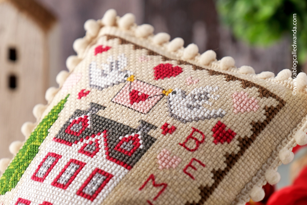 cross stitch, valentine's day, valentine cross stitch, waxing moon designs, waxing moon valentine house trio, 14 aida, valentine crafts, cross stitch pillow, dmc floss, diy, crafting, make your own valentine projects, wanda guess, a blog called wanda cross stitch, valentine's day, valentine cross stitch, waxing moon designs, waxing moon valentine house trio, 14 aida, valentine crafts, cross stitch pillow, dmc floss, diy, crafting, make your own valentine projects, wanda guess, a blog called wanda