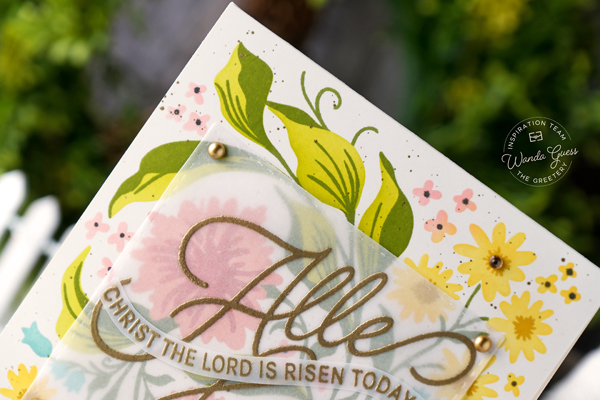 the greetery, the greetery new release, the greetery pure joy, easter, spring, the greetery spring frame, the greetery easter morning, the greetery to mom with love, the greetery print shop modern botanical, ink blending, easter cards, handmade cards, wanda guess, a blog called wanda