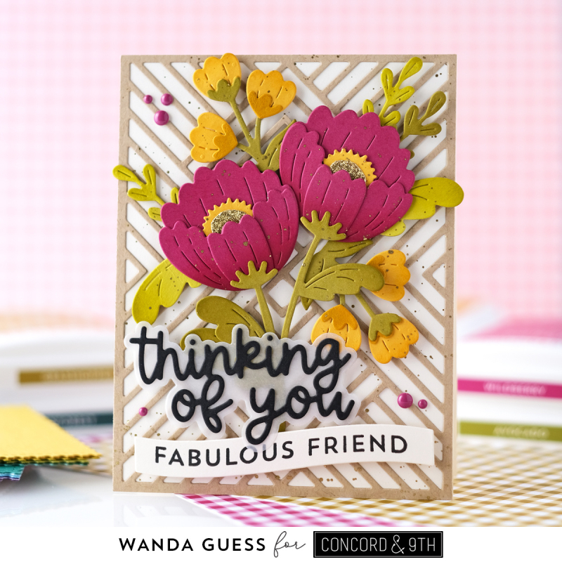 concord and 9th, concord & 9th, new colors, 2024 new colors, concord and 9th bunch of balloons, stencils, stamps, dies, handmade card ideas, concord and 9th empire inlay, concord and 9th picked posie, concord and 9th all together alpha, alphabet dies, wanda guess, a blog called wanda