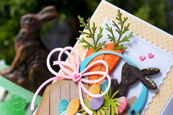 The Greetery, The greetery new release, the greetery seagrass basket, the greetery easter, the greetery easter morning, the greetery bunny, loopy bow, the greetery lilacs, the greetery snowdrops, arches, spring, easter, stencils, a blog called wanda, wanda guess