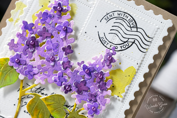 The Greetery, The greetery new release, the greetery seagrass basket, the greetery easter, the greetery easter morning, the greetery bunny, loopy bow, the greetery lilacs, the greetery snowdrops, arches, spring, easter, stencils, a blog called wanda, wanda guess