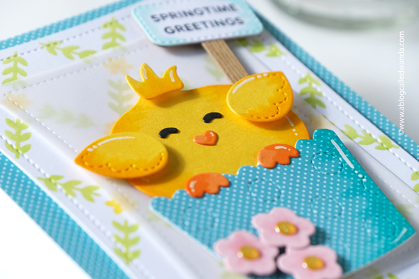 pretty pink posh, pretty pink posh stamps and dies, pretty pink posh new release, easter, spring, rabbit, bunny, easter chick, eggs, big easter cupcake, trellis stencil, sentiment strips, bunny face shaker, easter card ideas, easter party, easter crafts, wanda guess, a blog called wanda