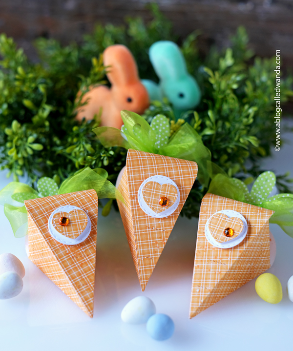 lawn fawn, lawn fawn carrot treat box, lawn fawn easter, easter treat, treat box, easter ideas, easter crafts, paper carrot, diy, handmade, place settings, wanda guess, a blog called wanda