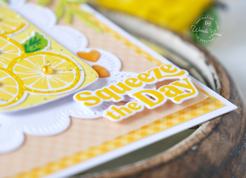 the greetery, the greetery stamps and dies, the greetery garden party, the greetery new release, the greetery lemon, the greetery sippin summer, the greetery wisteria, the greetery gateway, flowers, handmade cards, card ideas, summer, stencils, crafting, wanda guess, a blog called wanda, greetery design team