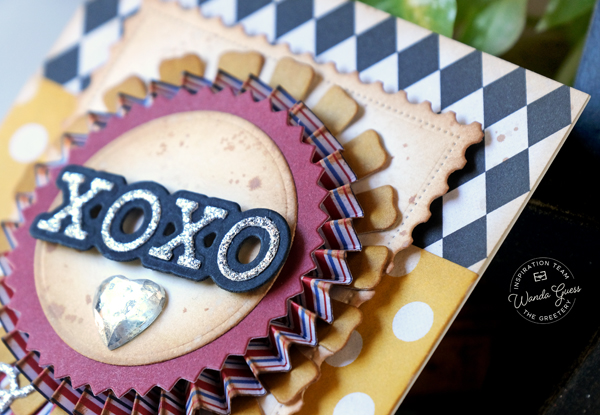 the greetery, the greetery stamps and dies, the greetery award winning dies, vintage style, vintage card, tim holtz, rosette, medallion, honeycomb, the greetery just my type, the greetery postage, love card, valentine, wanda guess, a blog called wanda the greetery, the greetery stamps and dies, the greetery award winning dies, vintage style, vintage card, tim holtz, rosette, medallion, honeycomb, the greetery just my type, the greetery postage, love card, valentine, wanda guess, a blog called wanda