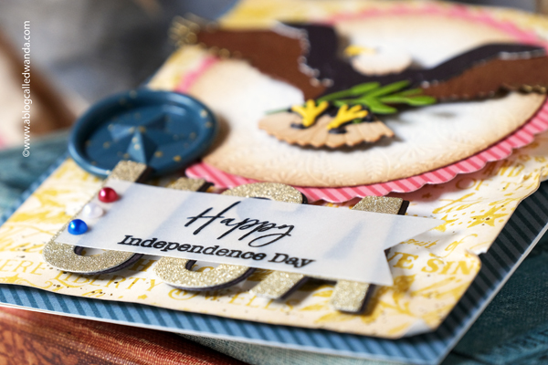 honey bee stamps, honey bee stamps and dies, honey bee americana, wax melts, wax stamper, because of the brave stamps, land of the free stamps, eagle dies, americana crafts, usa, 4th of july crafts, 4th of july card ideas, usa projects, diy, crafts, wanda guess, a blog called wanda