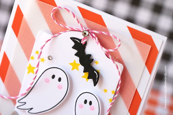 catherine pooler, catherine pooler card kit, stamps and dies, catherine pooler boo box, stamping, die cutting, halloween cards, make your own halloween cards, wanda guess, a blog called wanda