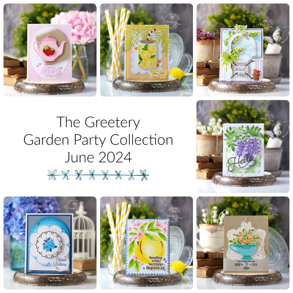 Garden party collage blog size