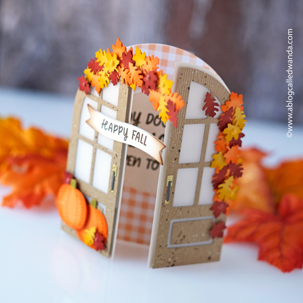 concord and 9th, concord & 9th, concord and 9th stamps and dies, concord and 9th door decor dies, fall, halloween, autumn, card ideas, fall card ideas, wanda guess, a blog called wanda