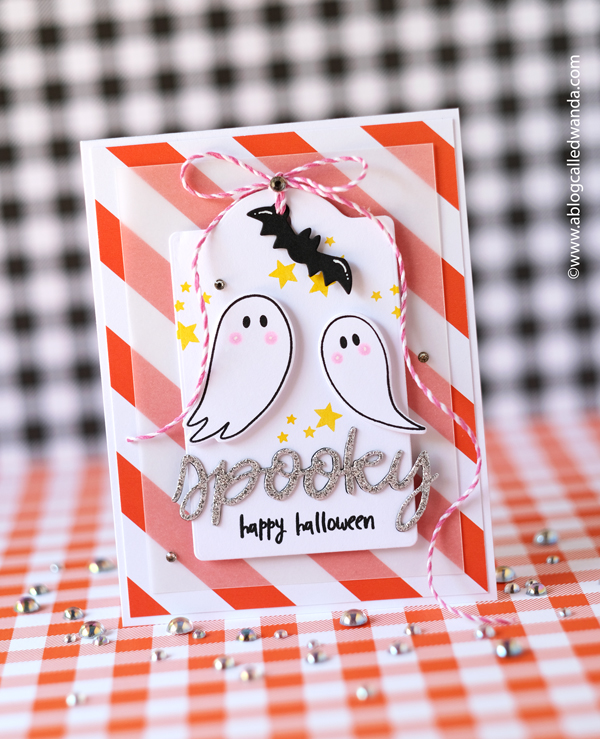 catherine pooler, catherine pooler card kit, stamps and dies, catherine pooler boo box, stamping, die cutting, halloween cards, make your own halloween cards, wanda guess, a blog called wanda