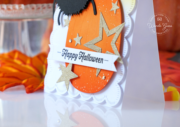 the greetery, the greetery stamps and dies, the greetery honeycomb, the greetery halloween, the greetery grateful greetings, halloween cards, halloween crafts, thanksgiving card, fall, autumn, card ideas, wanda guess, a blog called wanda