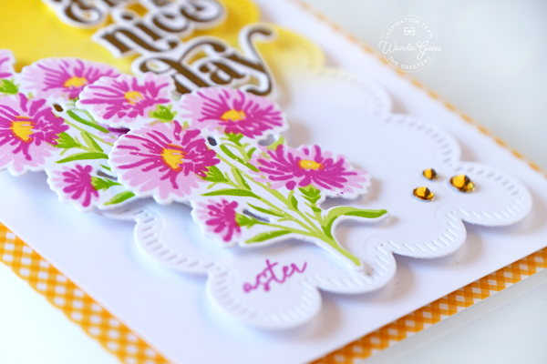 the greetery, the greetery stamps and dies, the greetery these are the days, the greetery calendar, calendar diy, make your own calendar, planning, stamps, flowers, wanda guess, a blog called wanda