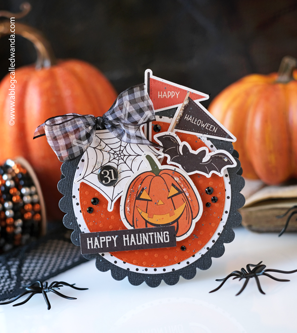 photoplay paper, photoplay paper halloween, creepin it real, ghost, witch, vintage halloween, halloween card ideas, retro, pastel halloween, stamping, die cutting, handmade cards, photoplay stamps, wanda guess, a blog called wanda