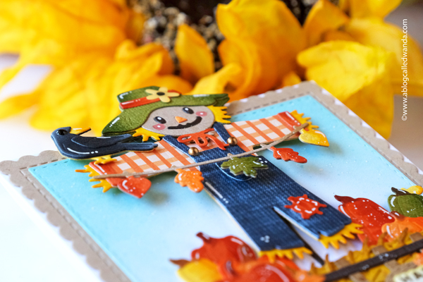 honey bee stamps, honey bee dies, honey bee cards, fall card ideas, halloween card ideas, black cat, pumpkin, scaredy cat, scarecrow, fall cards, bats, die cuts, ink blending, wanda guess, a blog called wanda