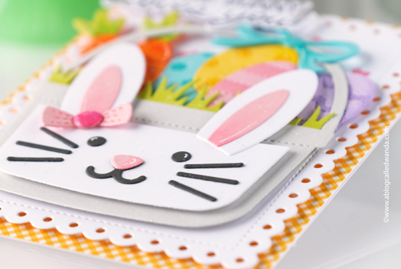 pretty pink posh, pretty pink posh stamps, pretty pink posh easter, easter card ideas, easter crafts, pretty pink posh bucket, pretty pink posh carrot dies, pretty pink post spring, gingham paper, handmade cards, easter, wanda guess, a blog called wanda