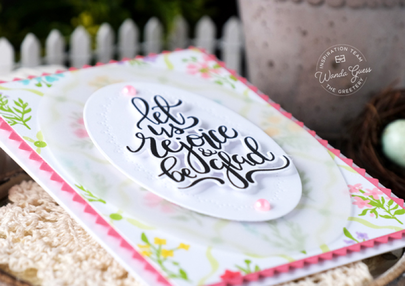 the greetery, the greetery stamps and dies, the greetery easter, the greetery spring, handmade easter cards, easter card ideas, gingham, easter crafting, honeycomb, tags, the greeter bunny tales, the greetery hey honeycomb, the greetery bitty botanicals, the greetery spring crest and hymns, wanda guess, a blog called wanda, greetery design team, spring 