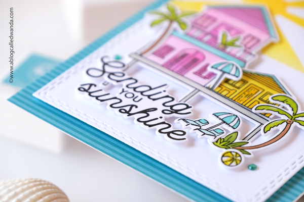 pinkfresh studio, pinkfresh studio new release, pinkfresh studio coastal paradise, stencils, dies, summer, handmade card ideas, summer diy, crafts, wanda guess, a blog called wanda