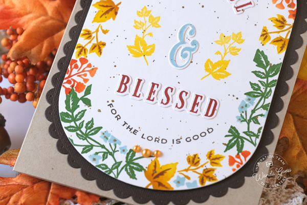 the greetery, the greetery stamps and dies, the greetery hint of autumn, the greetery capsule basics, the greetery thankful, thanksgiving cards, leaves, the greetery floral elements, fall cards, autumn, card ideas, fall crafting, a blog called wanda, wanda guess