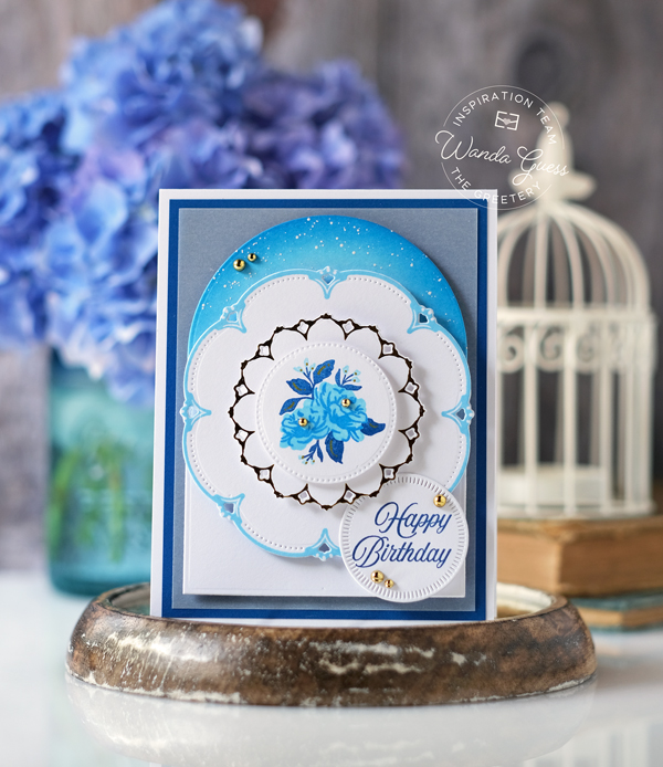 the greetery, the greetery new release, the greetery stamps and dies, the greetery garden party, the greetery sips tea, the greetery pours tea, fine china, teapot, teacup, handmade cards, card ideas, tea party crafts, invitations, wanda guess, a blog called wanda