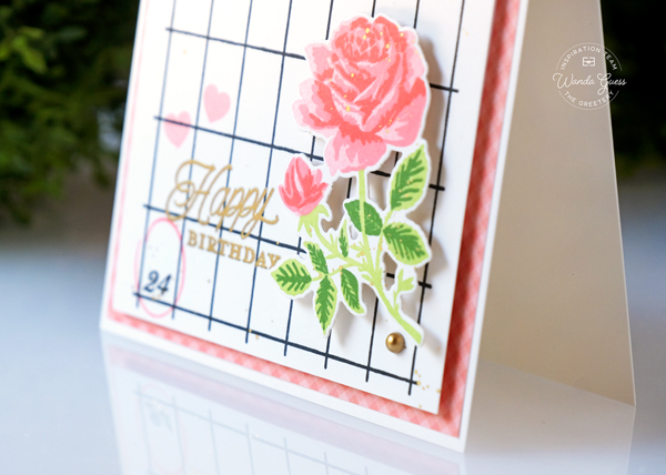 the greetery, the greetery stamps and dies, the greetery these are the days, the greetery calendar, calendar diy, make your own calendar, planning, stamps, flowers, wanda guess, a blog called wanda