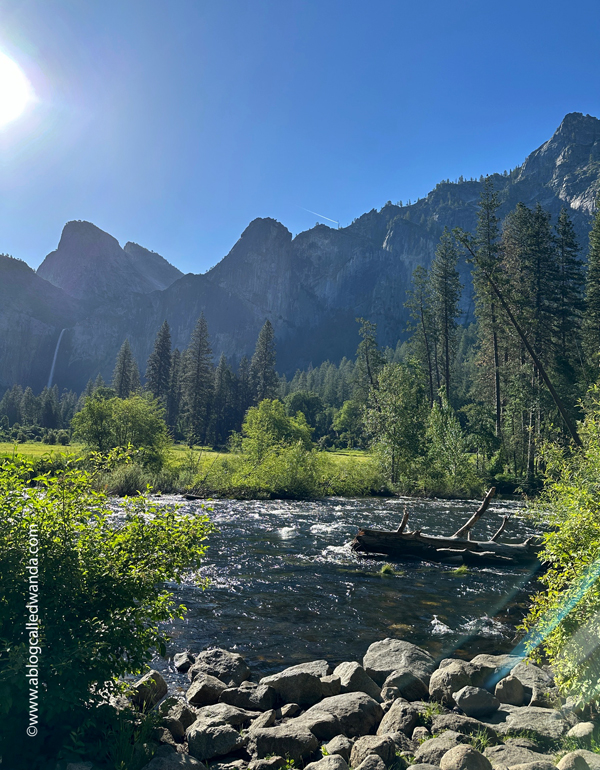 yosemite california, national park, waterfalls, northern california, yosemite falls, tunnel view, big trees, merced river, half dome, cathedral, sight seeing, where to go in california, wanda guess, a blog called wanda, photography