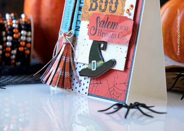 photoplay paper, photoplay paper halloween, creepin it real, ghost, witch, vintage halloween, halloween card ideas, retro, pastel halloween, stamping, die cutting, handmade cards, photoplay stamps, wanda guess, a blog called wanda