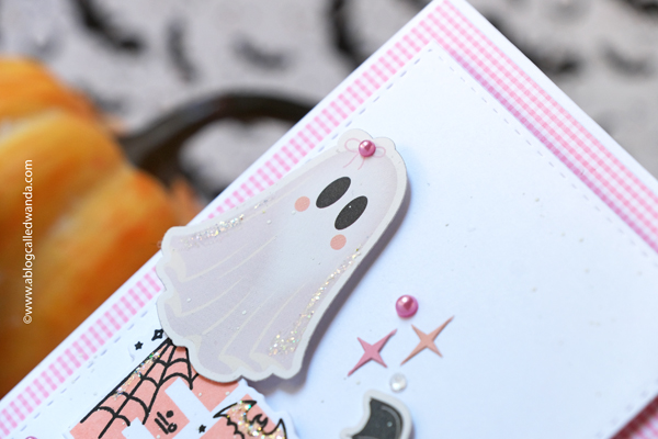 photoplay paper, photoplay paper halloween, creepin it real, ghost, witch, vintage halloween, halloween card ideas, retro, pastel halloween, stamping, die cutting, handmade cards, photoplay stamps, wanda guess, a blog called wanda