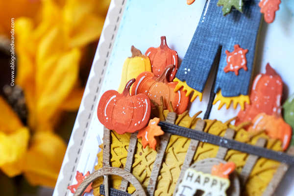 honey bee stamps, honey bee dies, honey bee cards, fall card ideas, halloween card ideas, black cat, pumpkin, scaredy cat, scarecrow, fall cards, bats, die cuts, ink blending, wanda guess, a blog called wanda