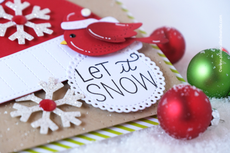 pretty pink posh, pretty pink posh stamps, pretty pink posh christmas, winter, holiday, snow hat, christmas card ideas, snowflakes, handmade cards, winter cards, let it snow, wanda guess, a blog called wanda