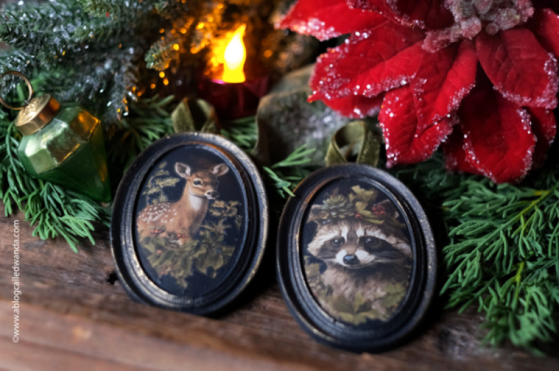 iron orchid designs, iron orchid transfers, iron orchid moulds, molds, resin, rub on transfers, diy ornaments, christmas, winter, holidays, woodland, traditional, home decor, how to use iron orchid transfers, annie sloan paints, chalk paint, wanda guess, a blog called wanda