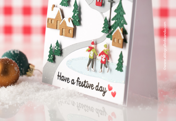 concord and 9th, concord and 9th stamps and dies, favorite things, c9 stamps, carpe denim, alpine village, handmade cards, winter cards, christmas cards, christmas card ideas, card ideas, clean and simple cards, holiday, wanda guess, a blog called wanda