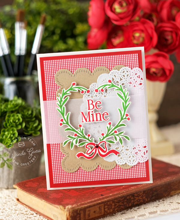 the greetery, the greetery stamps and dies, the greetery new release, the greetery valentine's day, bibliophile collection, books, hearts, tag, cupid, diy, valentine's day crafting, handmade valentine, the greetery shelved, the greetery folk heart, the greetery love stories, wanda guess, a blog called wanda