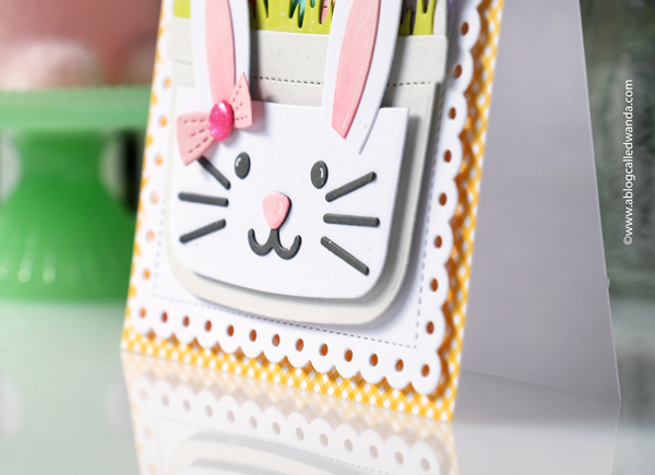 pretty pink posh, pretty pink posh stamps, pretty pink posh easter, easter card ideas, easter crafts, pretty pink posh bucket, pretty pink posh carrot dies, pretty pink post spring, gingham paper, handmade cards, easter, wanda guess, a blog called wanda